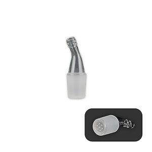 glass elbow with glass screen glass elbow with glass screen