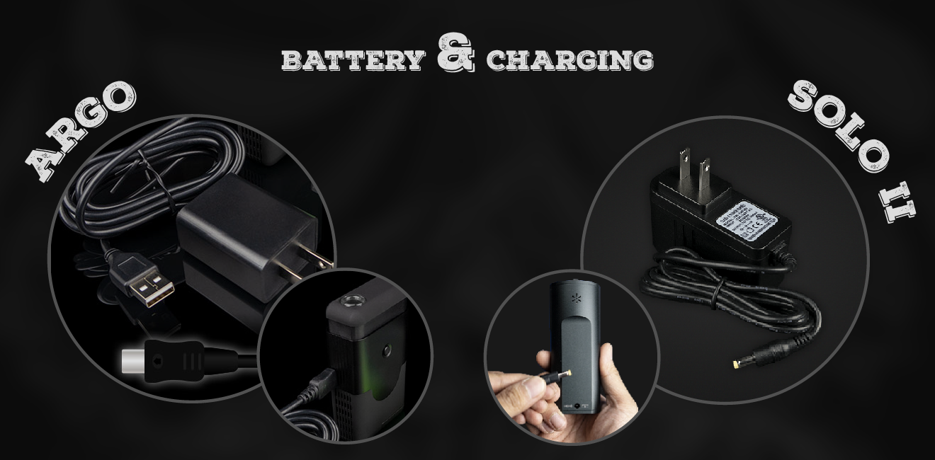 Arizer ArGo Vs SoloII Battery & Charging